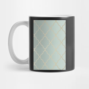 Teal and Gold Foiled Mug